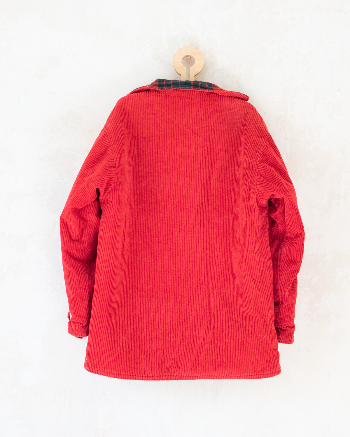 Red corduroy coat from Yves Saint Laurent | 10-11 years