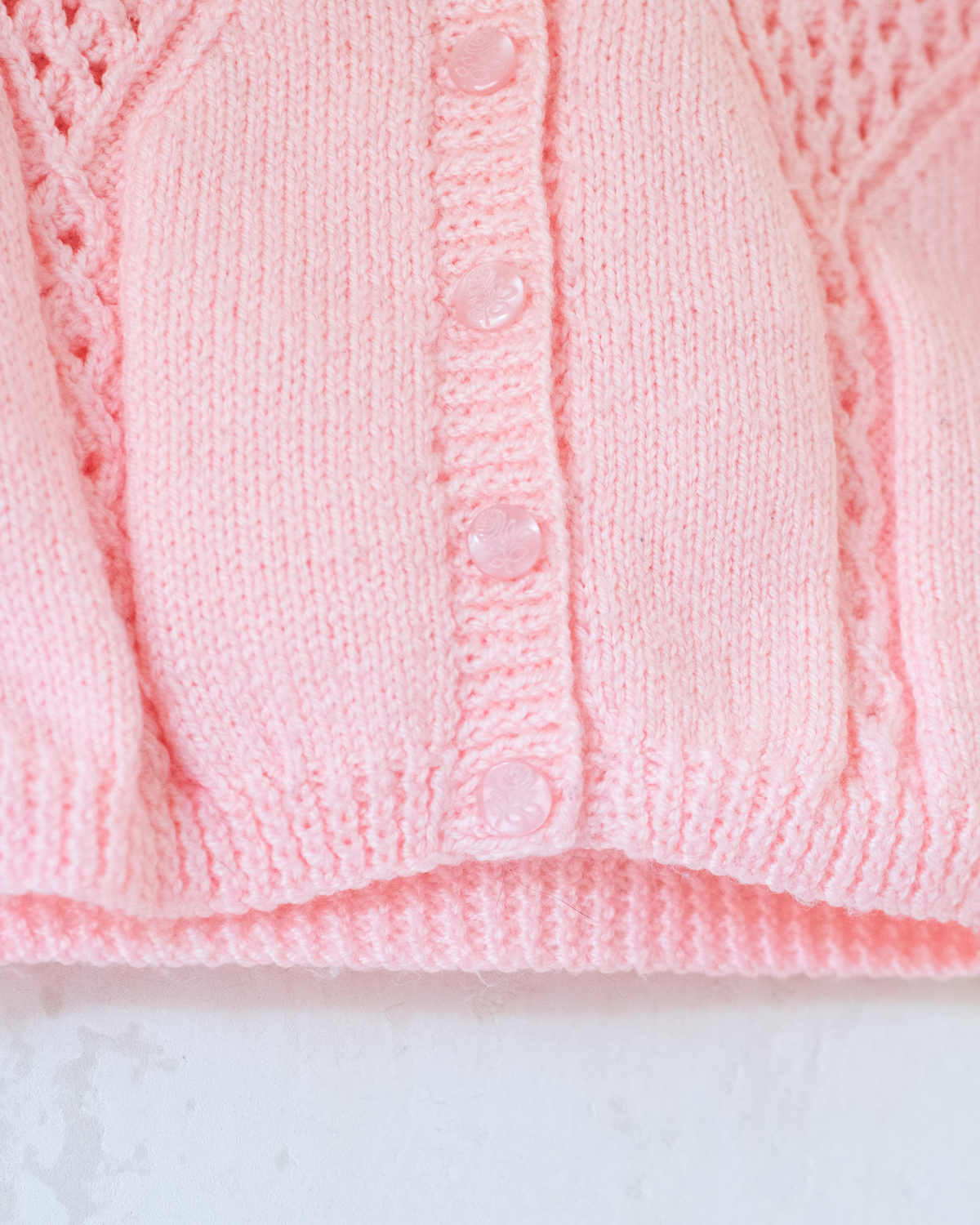 Pink Wool Cardigan | 9-12 Months