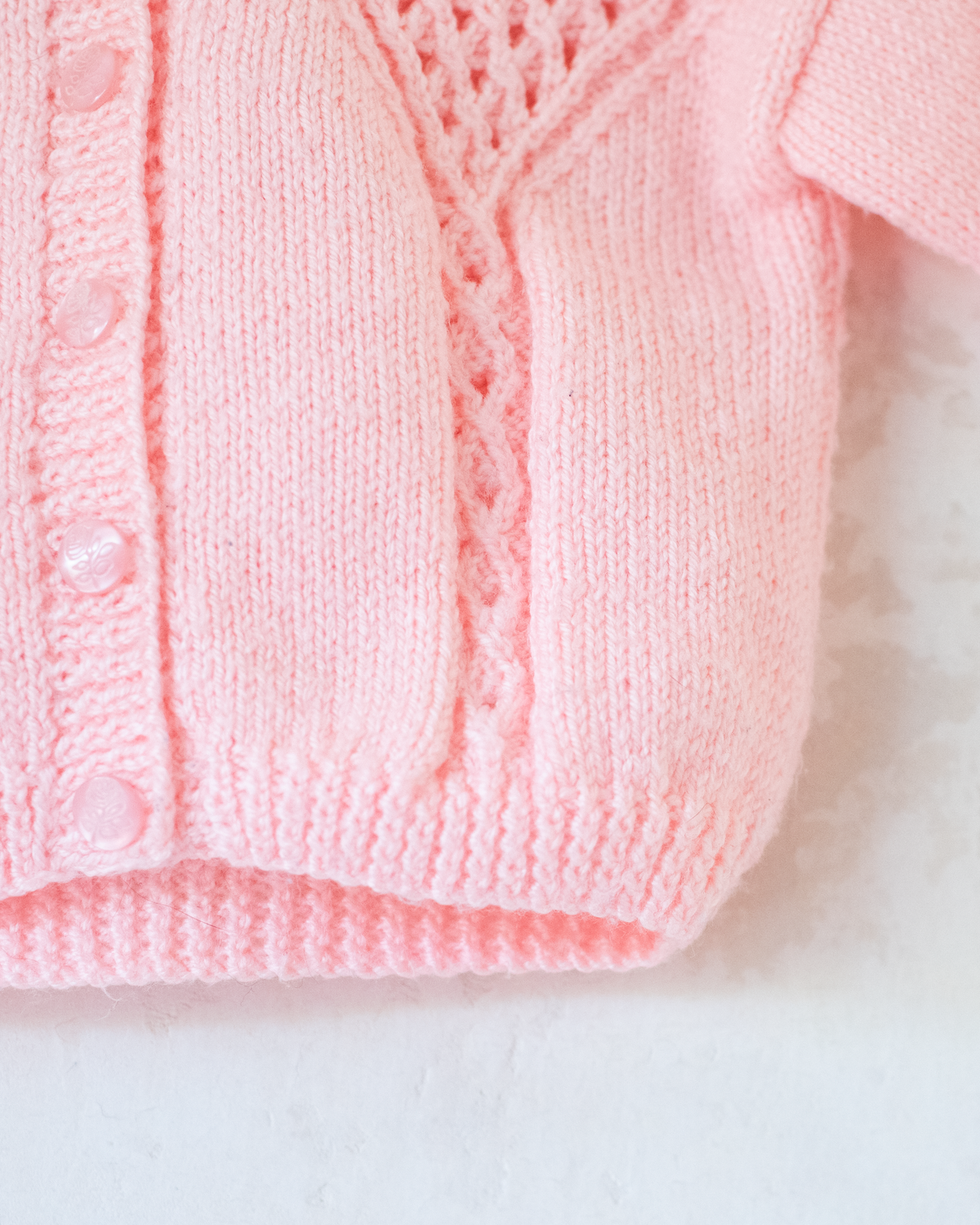 Pink Wool Cardigan | 9-12 Months
