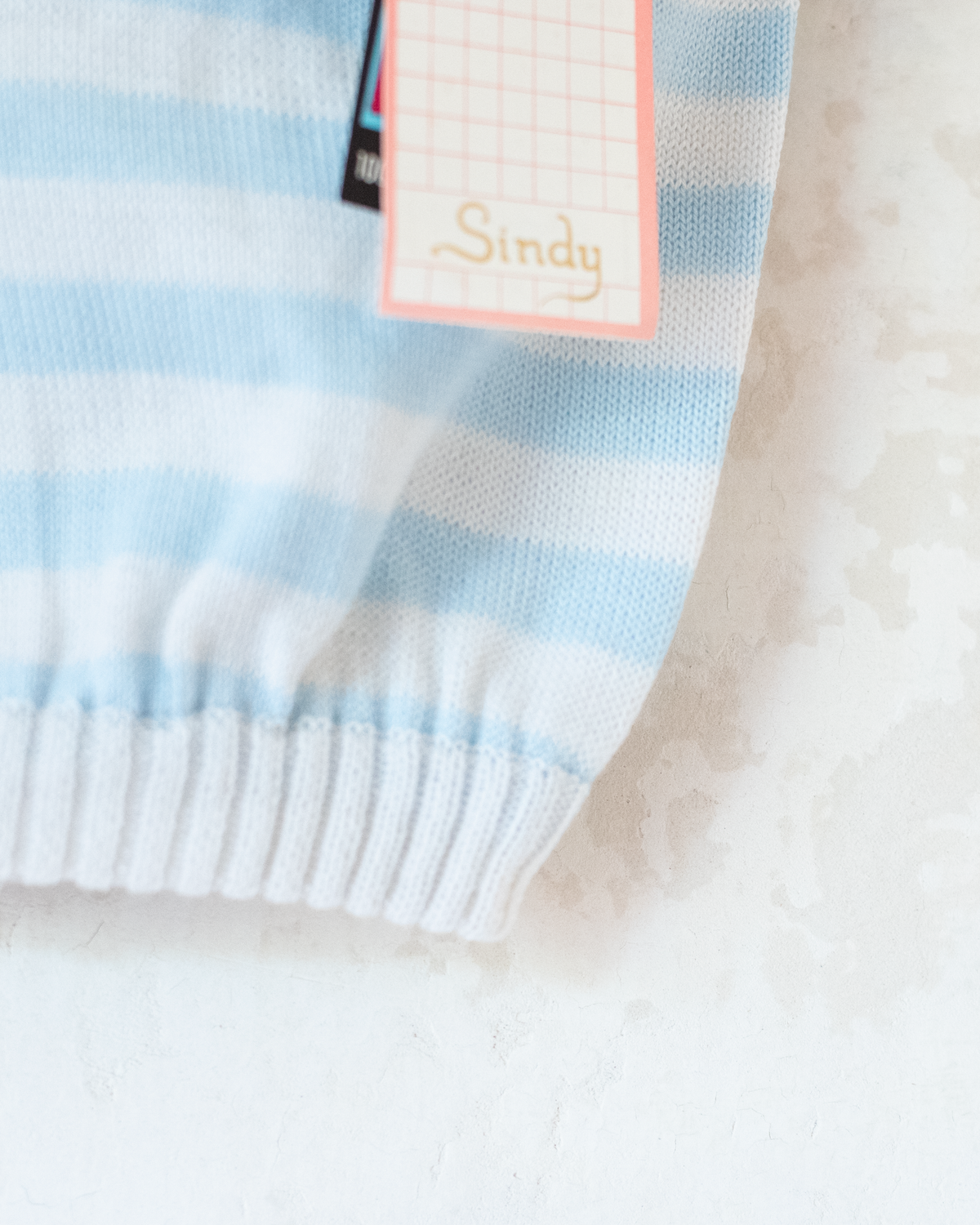 Sailor shirt with stripes and anchors | Spanish deadstock | 6-9 months