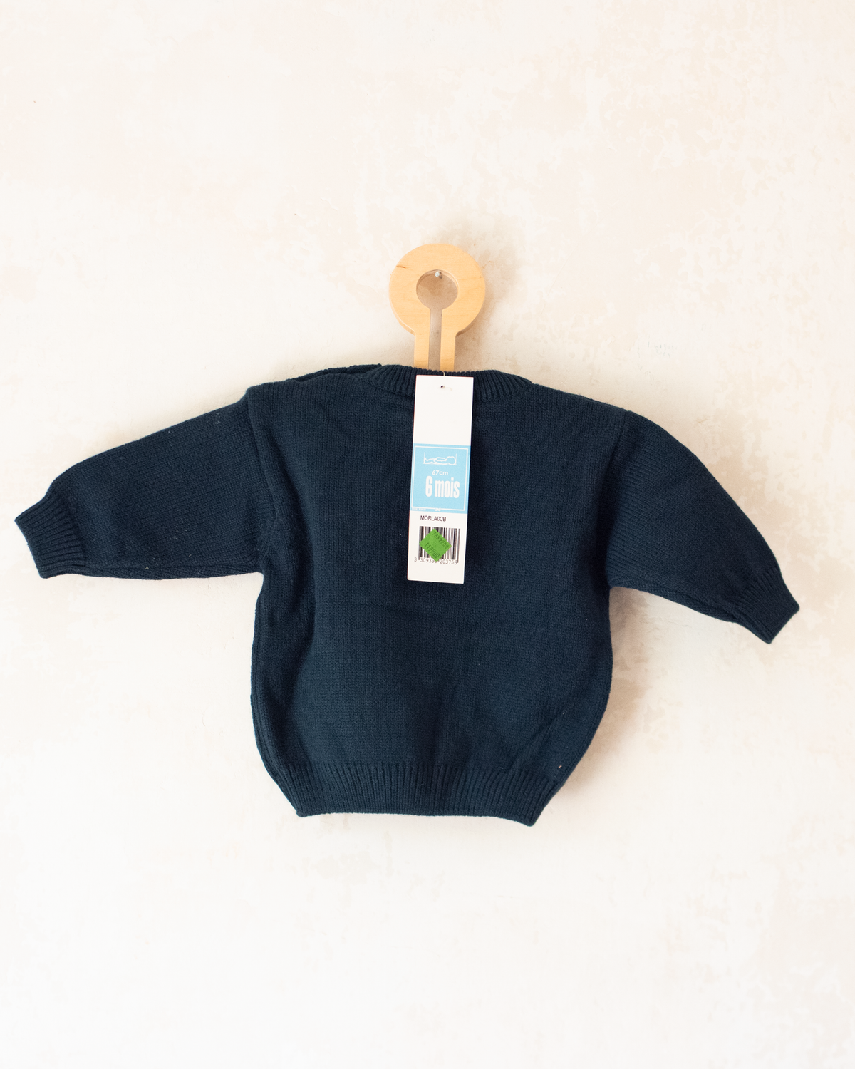 Dark green sweater with bears | French dead stock | 6-9 months