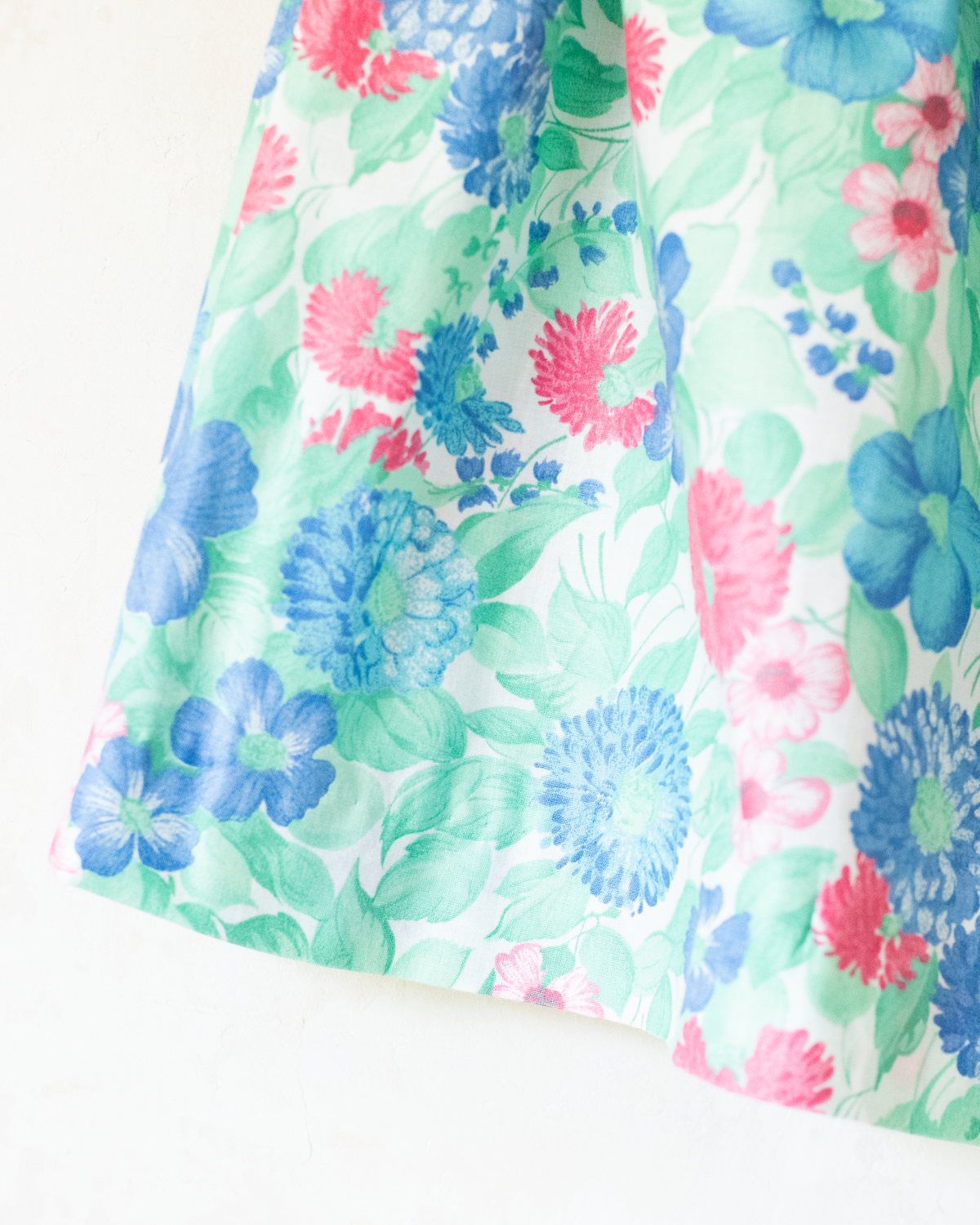 Floral skirt with large bow tie | 5-6 years