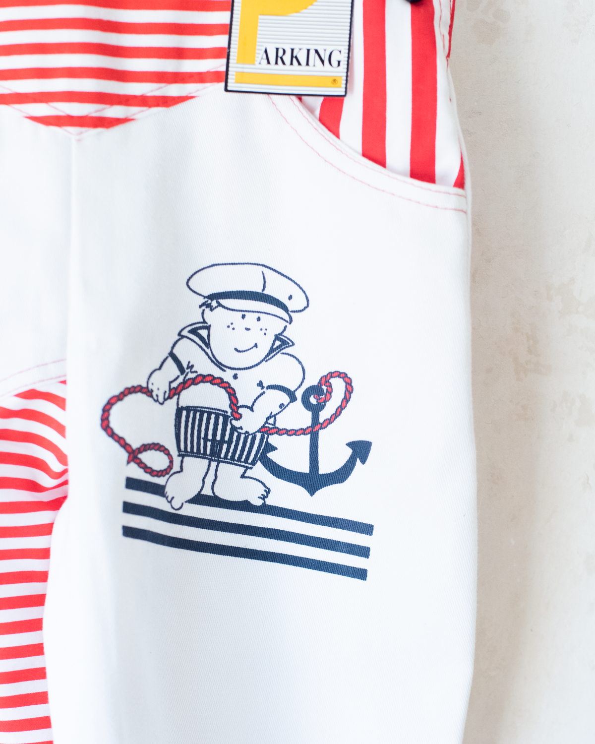 Sailor and striped overalls | Dead stock from Spain | 5-6 years