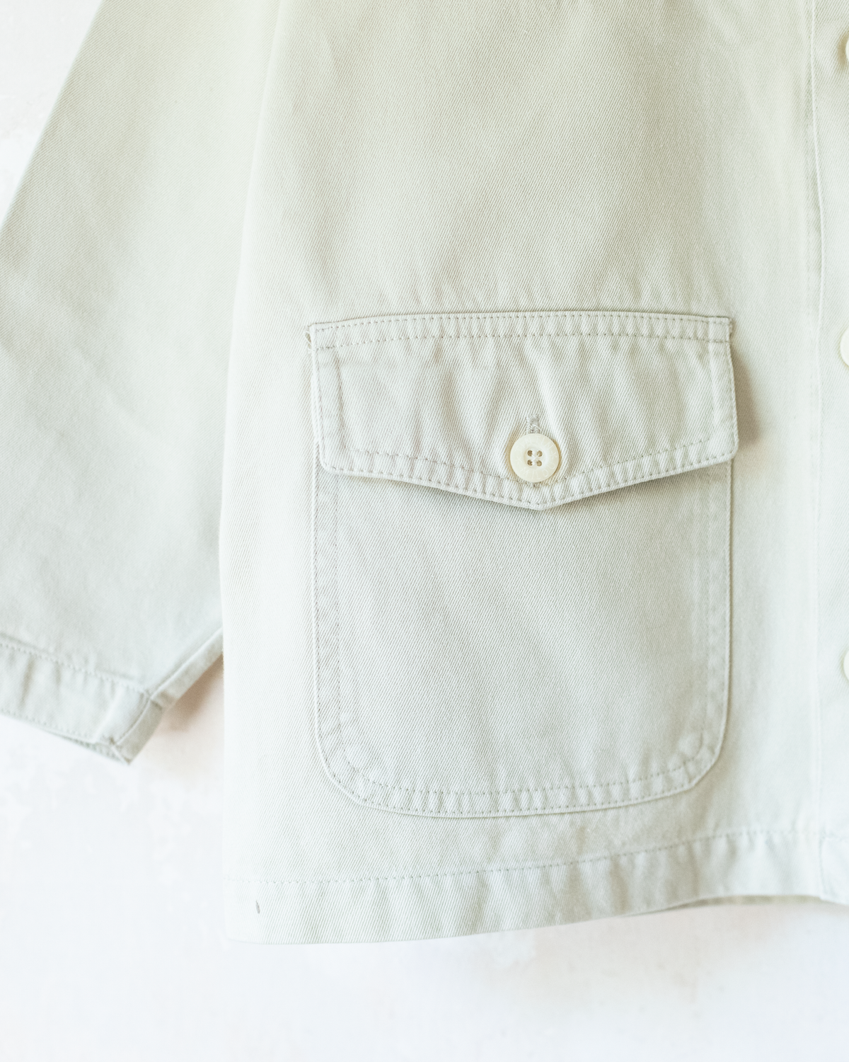 Light khaki jacket with Tintin embroidery | 7-8 years