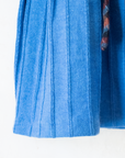 שמלת צמר משובצת כחולה | 6-7 שנים