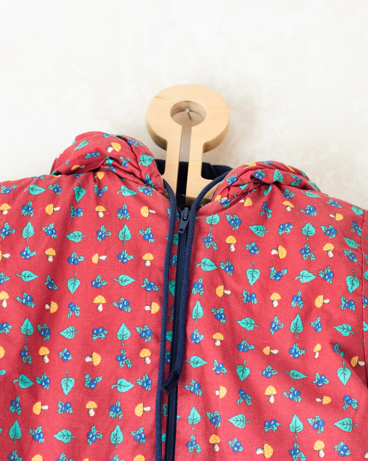 Red Snowsuit with Forest Prints | 18-24 Months