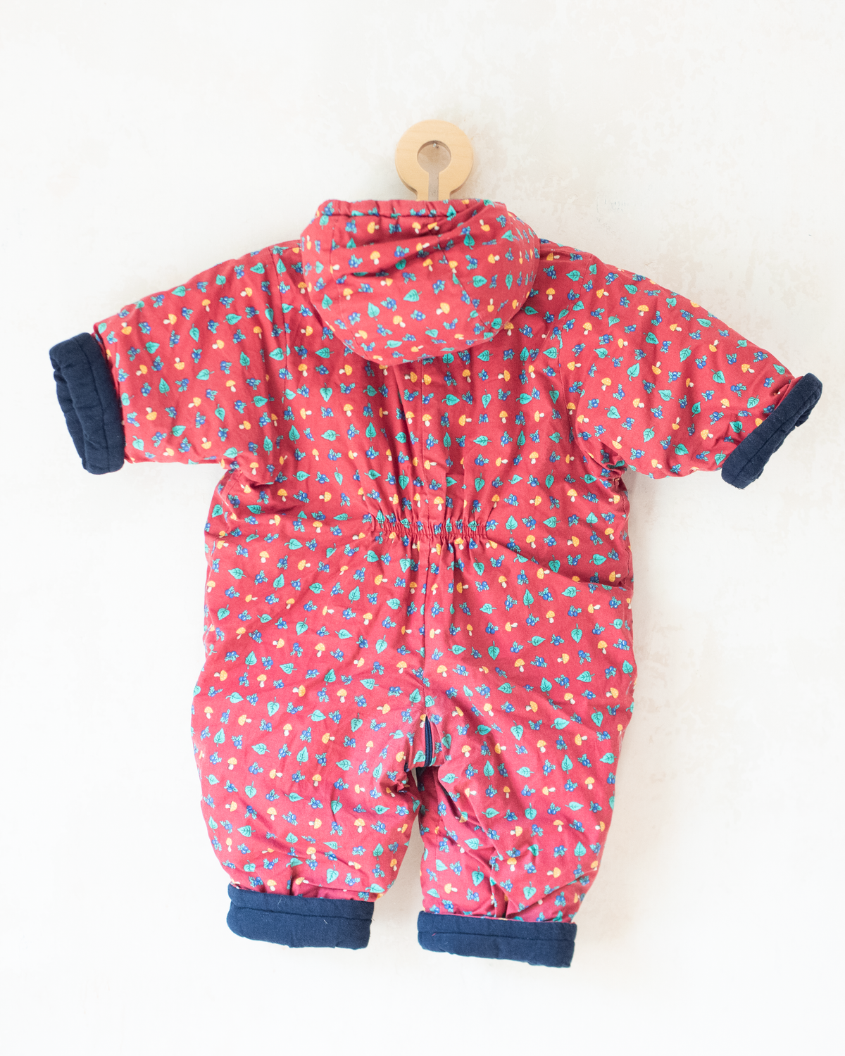 Red Snowsuit with Forest Prints | 18-24 Months