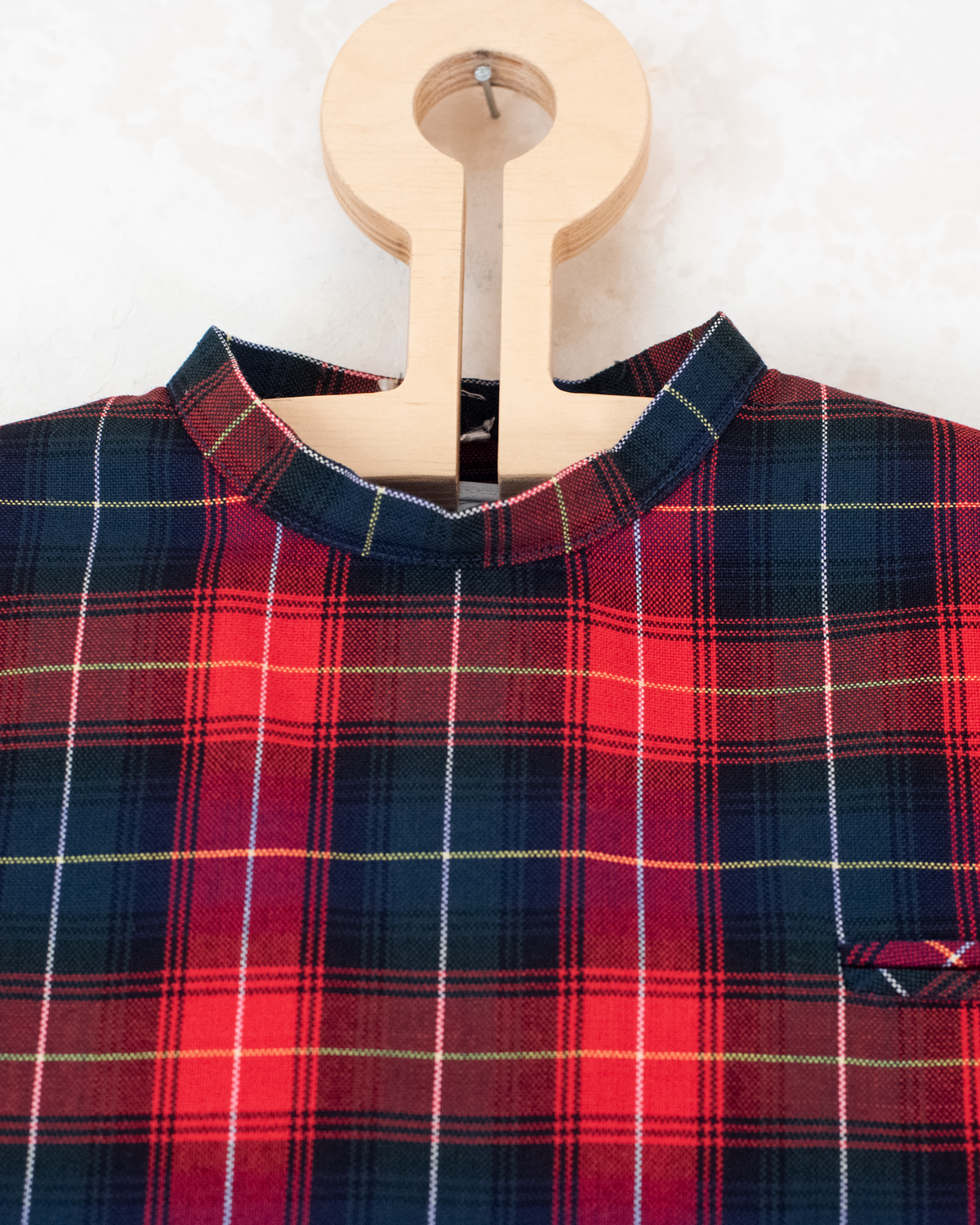 Two-piece plaid dress | Belgian deadstock from the Sixties | 18-24 months