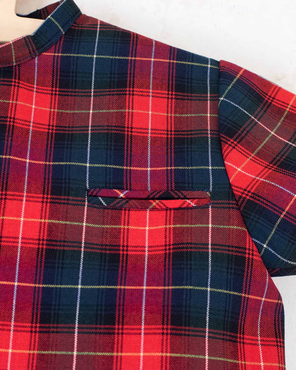 Two-piece plaid dress | Belgian deadstock from the Sixties | 18-24 months