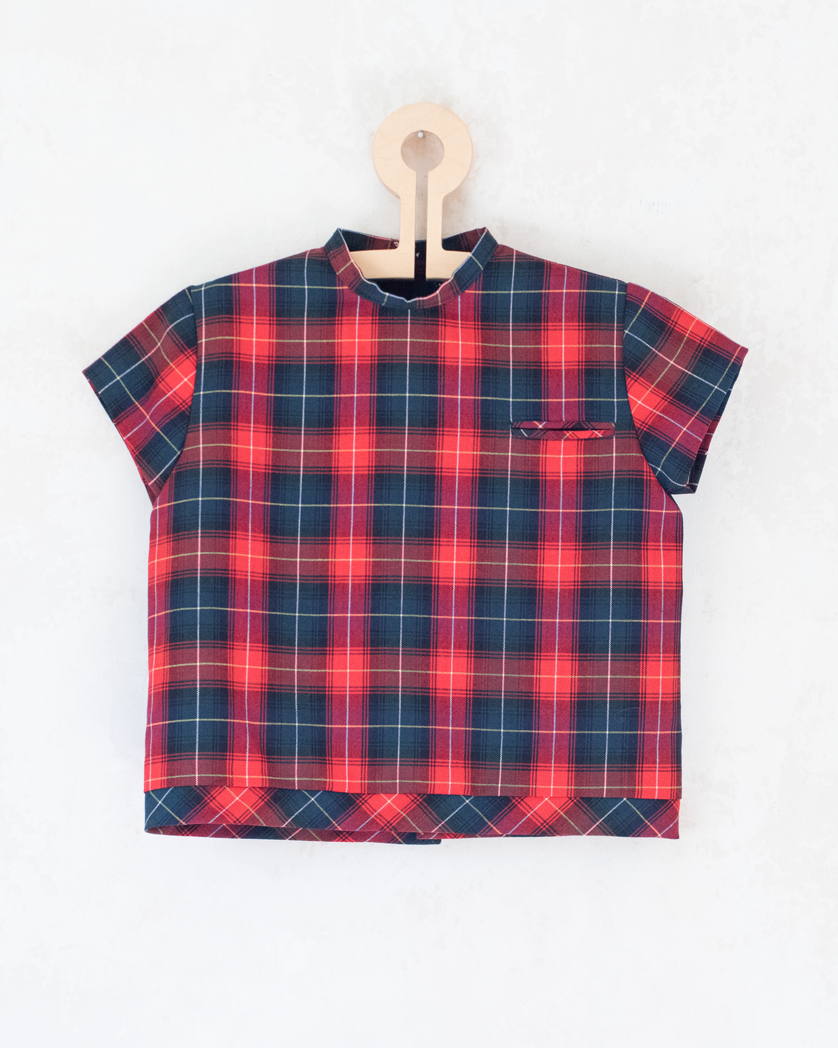 Two-piece plaid dress | Belgian deadstock from the Sixties | 18-24 months