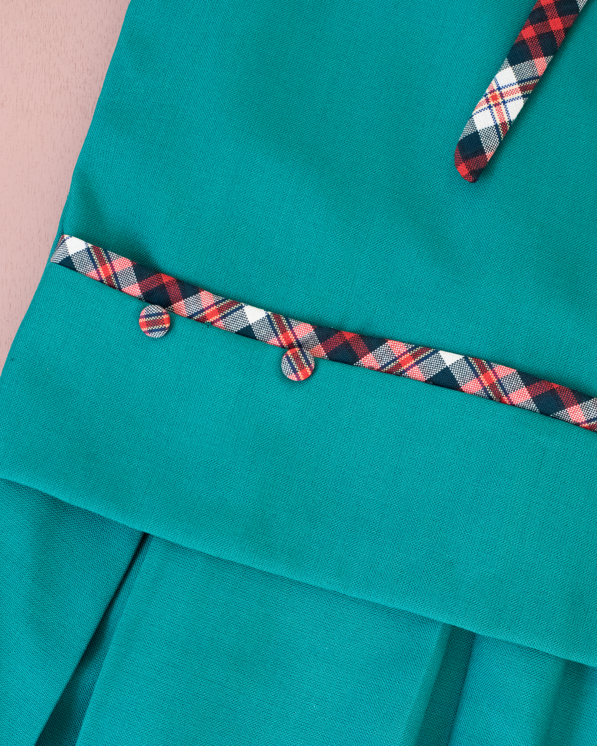 Gorgeous green dress from the sixties | 3-4 years