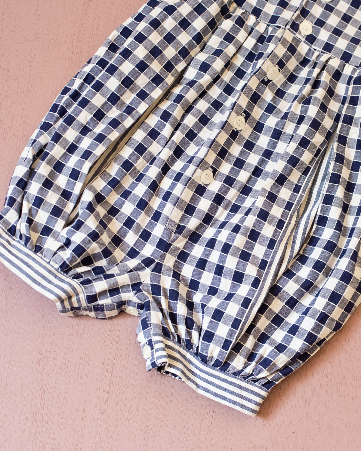 Checked and striped overall | 12-18 months