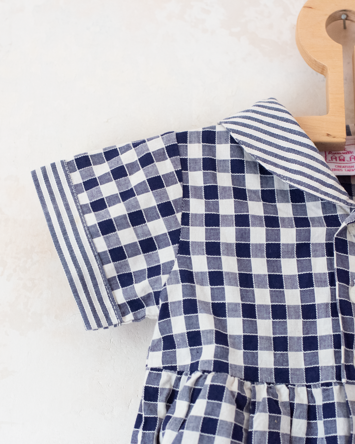 Checked and striped overall | 12-18 months
