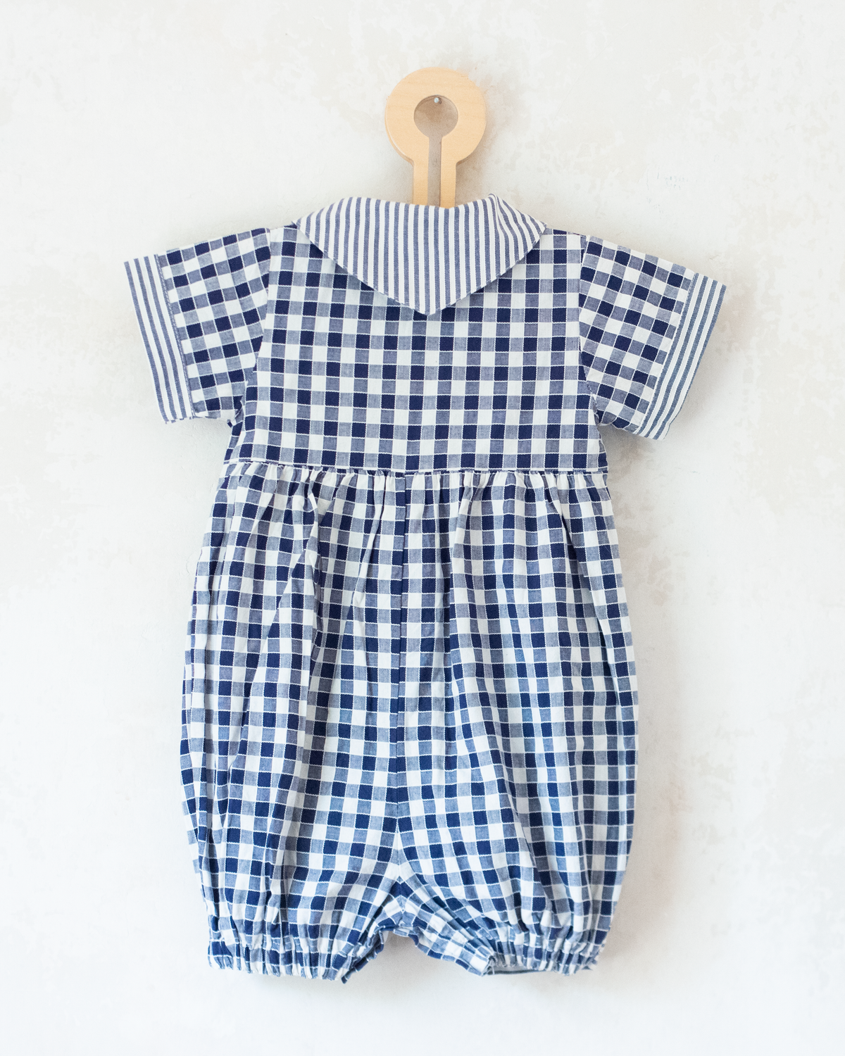 Checked and striped overall | 12-18 months