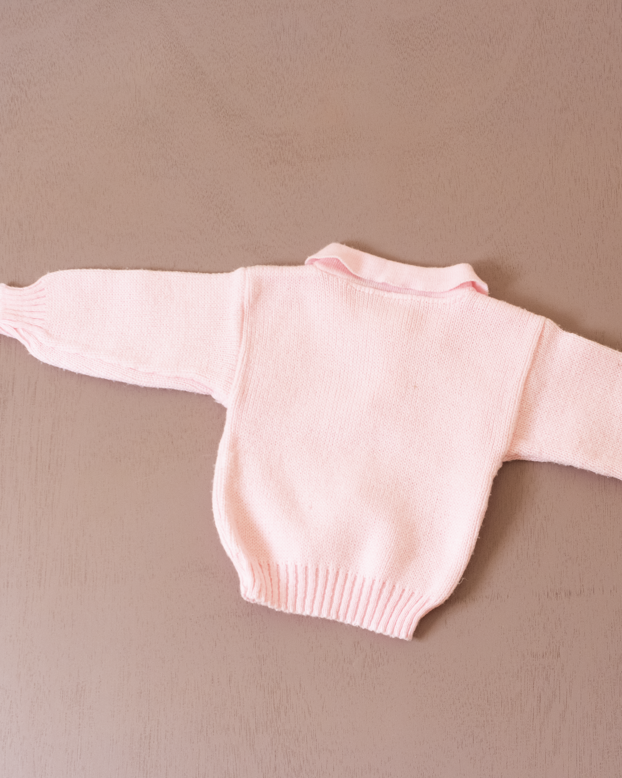 סריג פולו ורוד | 3-6 חודשים