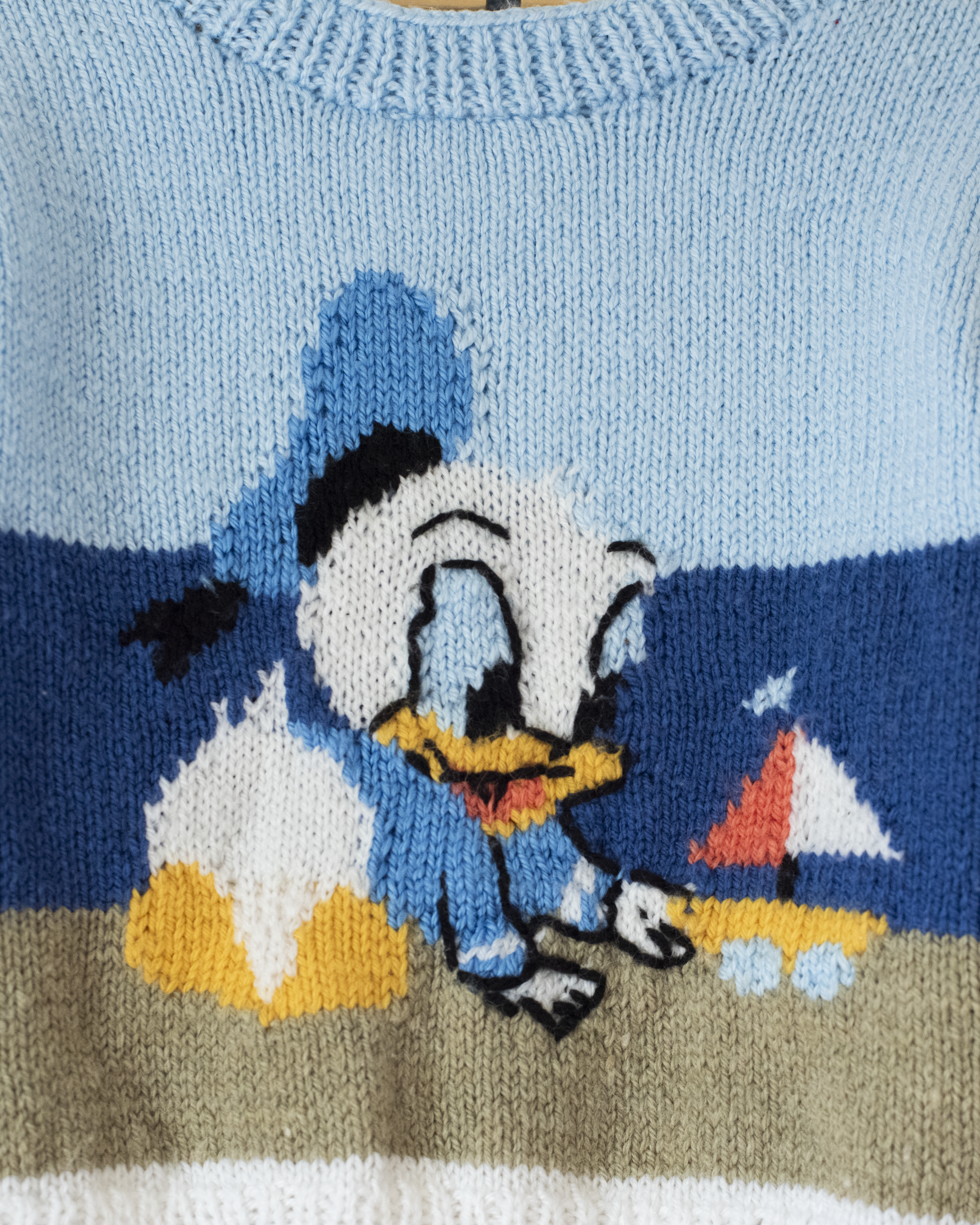 סוודר צמר עם דונלד דאק | 2-3 שנים