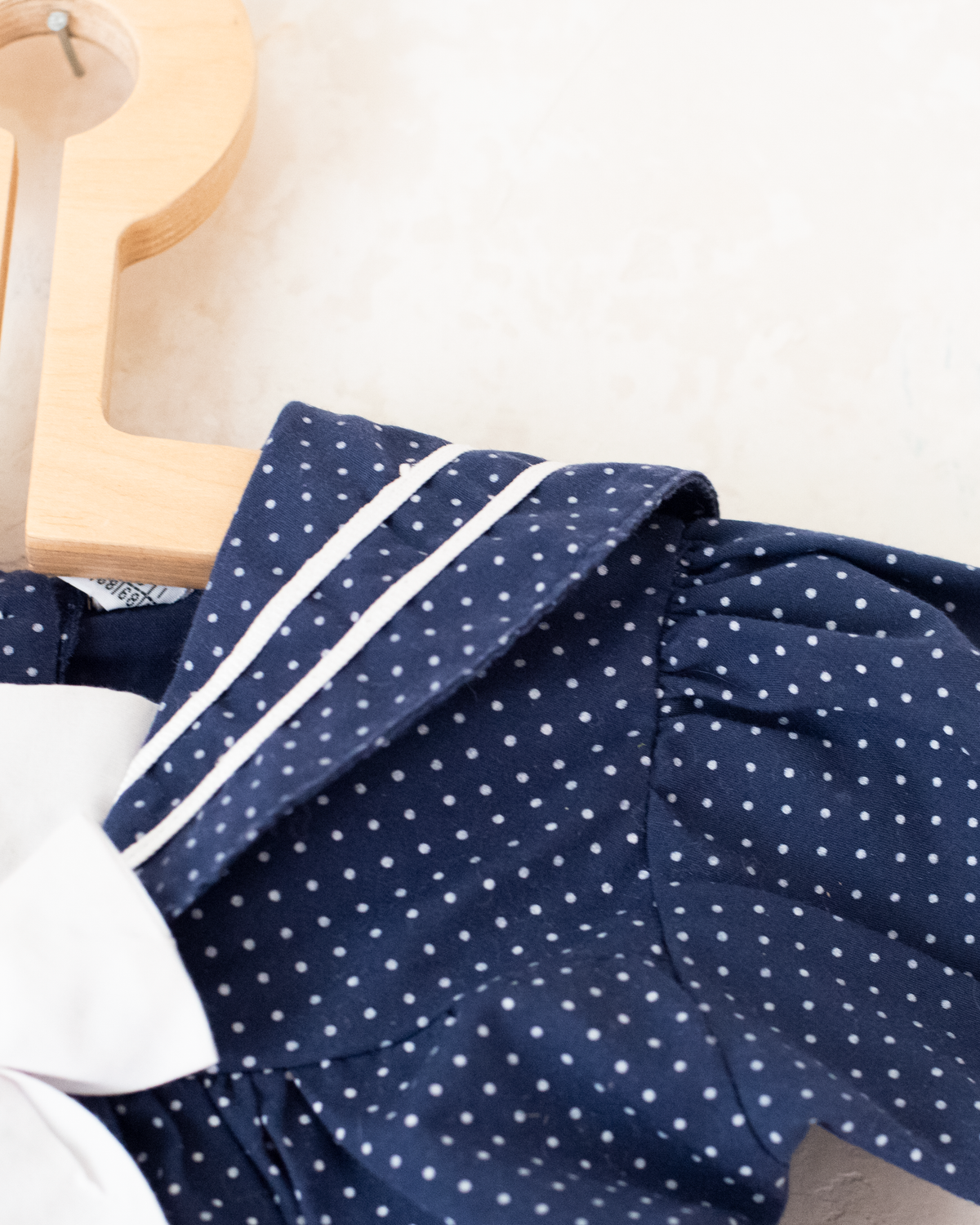 Dotted Sailor Overall | 3-6 Months