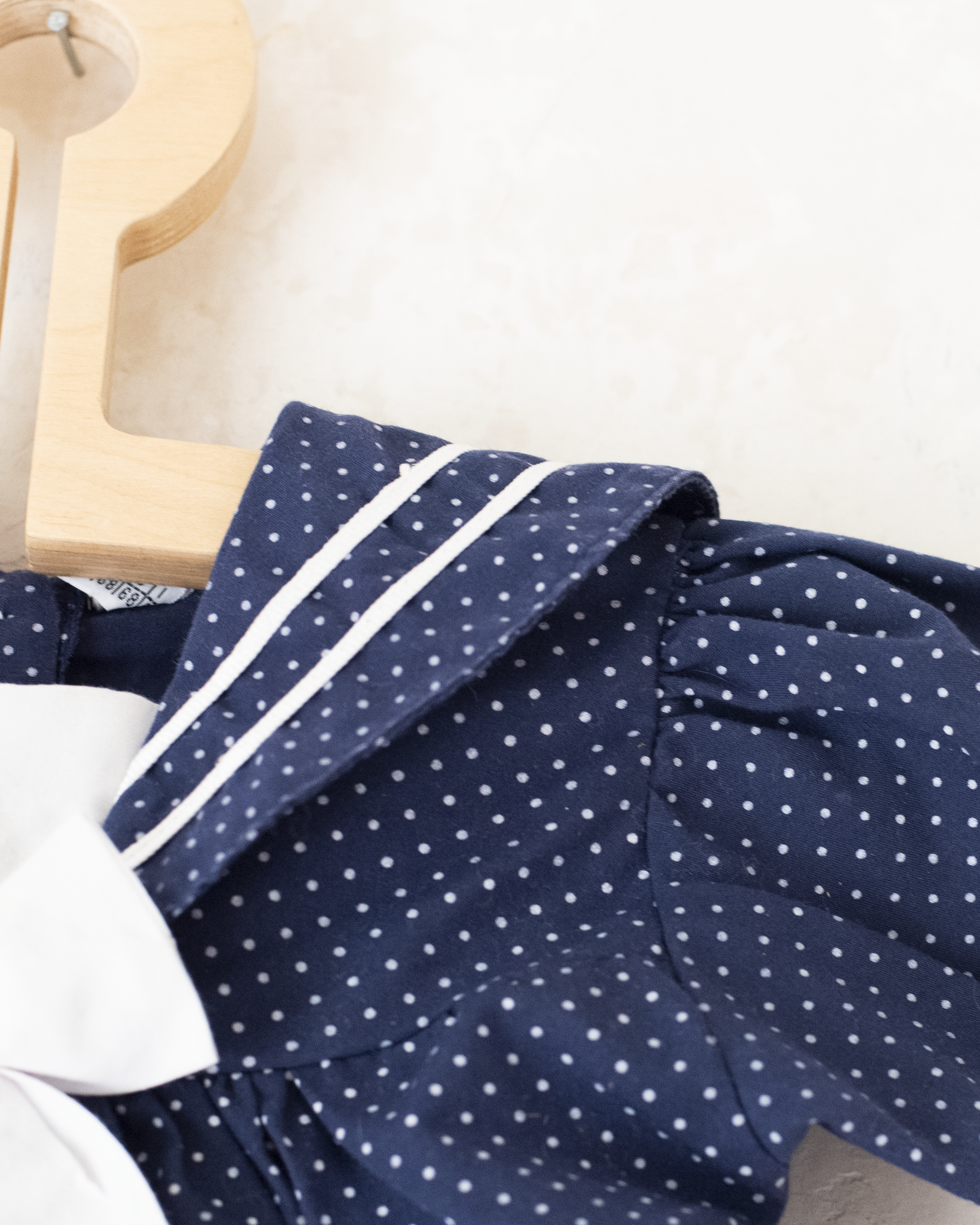 אוברול ימאים מנוקד | 3-6 חודשים