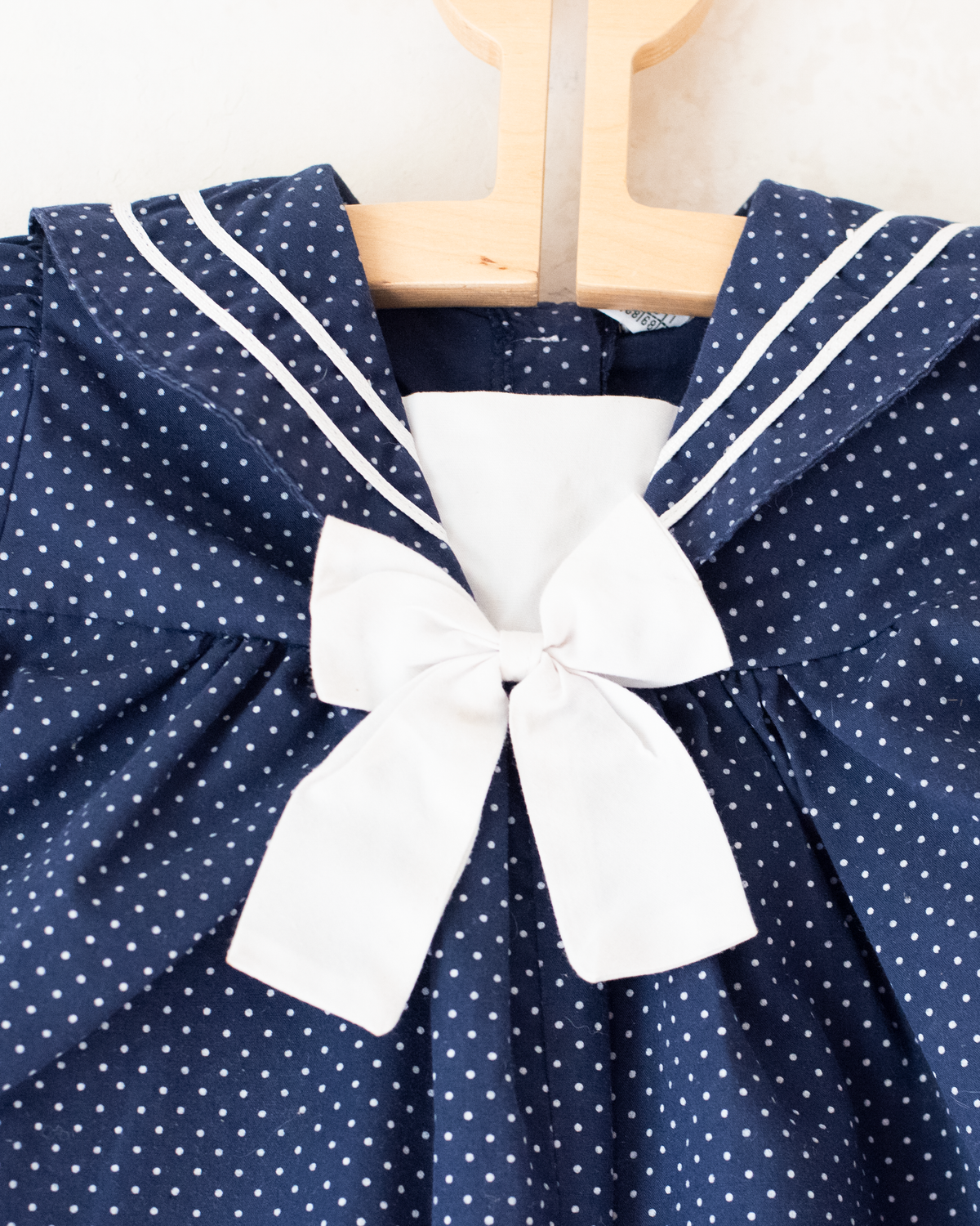 Dotted Sailor Overall | 3-6 Months