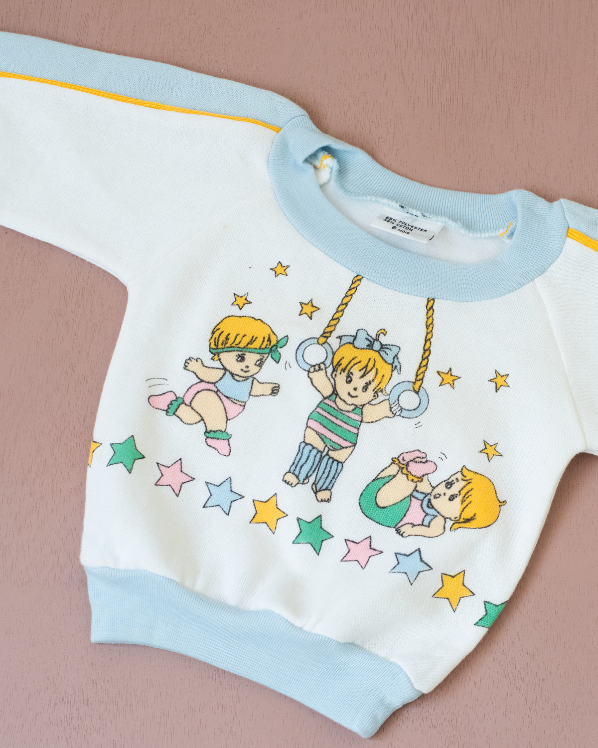 80s Sweatshirt with Floor Exercises | 3-6 Months