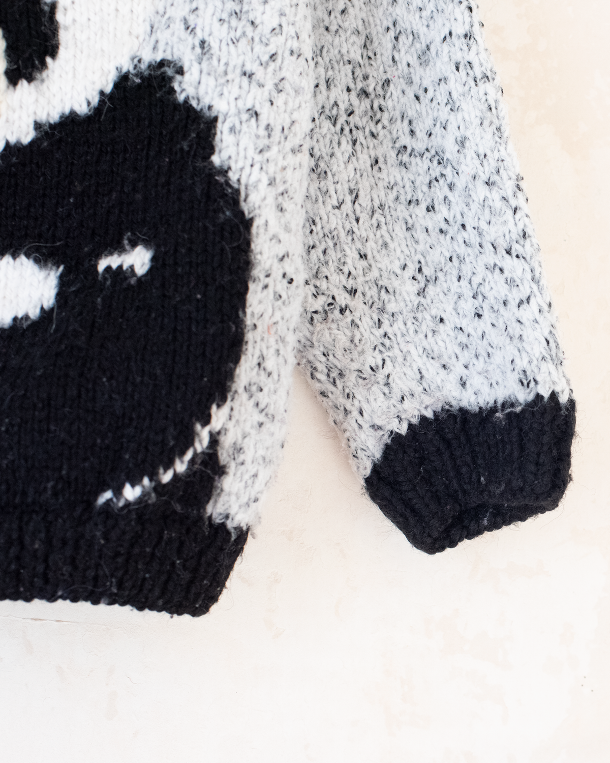 Wool sweater with panda bear | 3-4 years