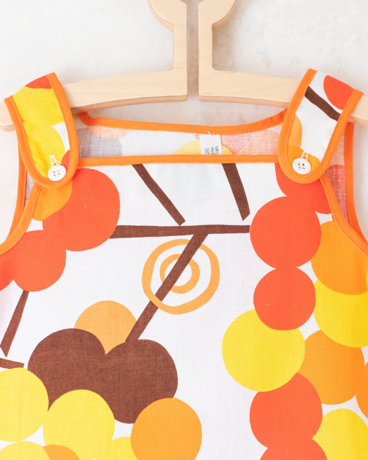 Colorful dress from the sixties | 2-3 years