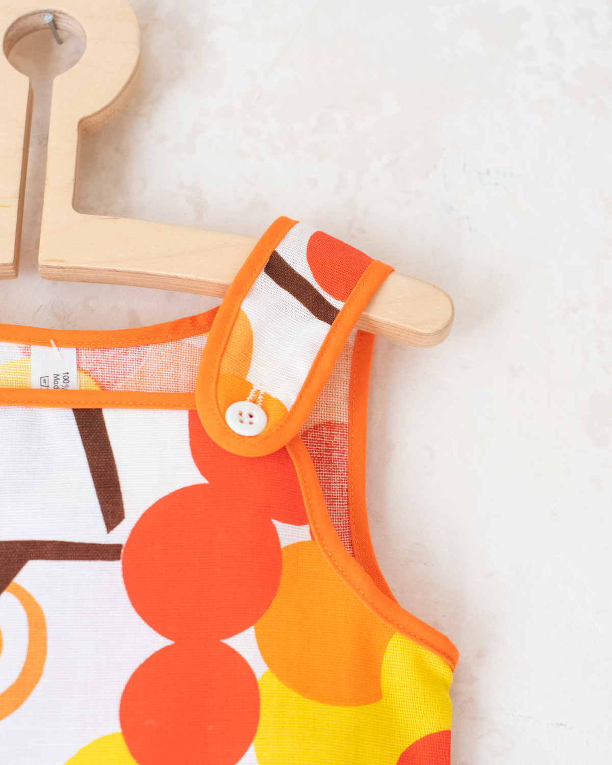 Colorful dress from the sixties | 2-3 years