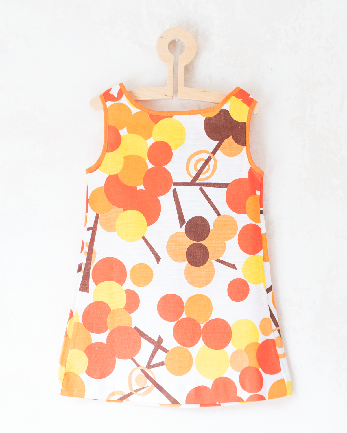 Colorful dress from the sixties | 2-3 years