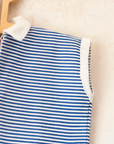 Striped and pocketed tank top | 12-18 months