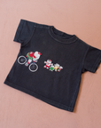 Blue T-shirt with Babar the King embroidery | 12-18 months