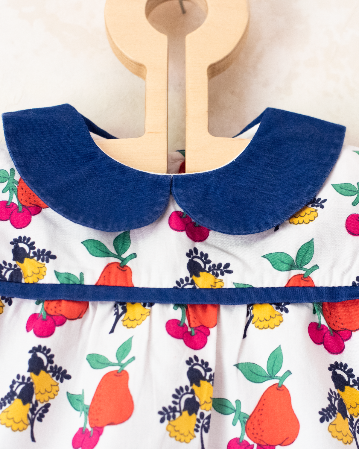 French tunic with colorful fruits | 3-6 months