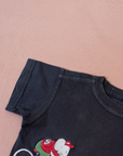 Blue T-shirt with Babar the King embroidery | 12-18 months