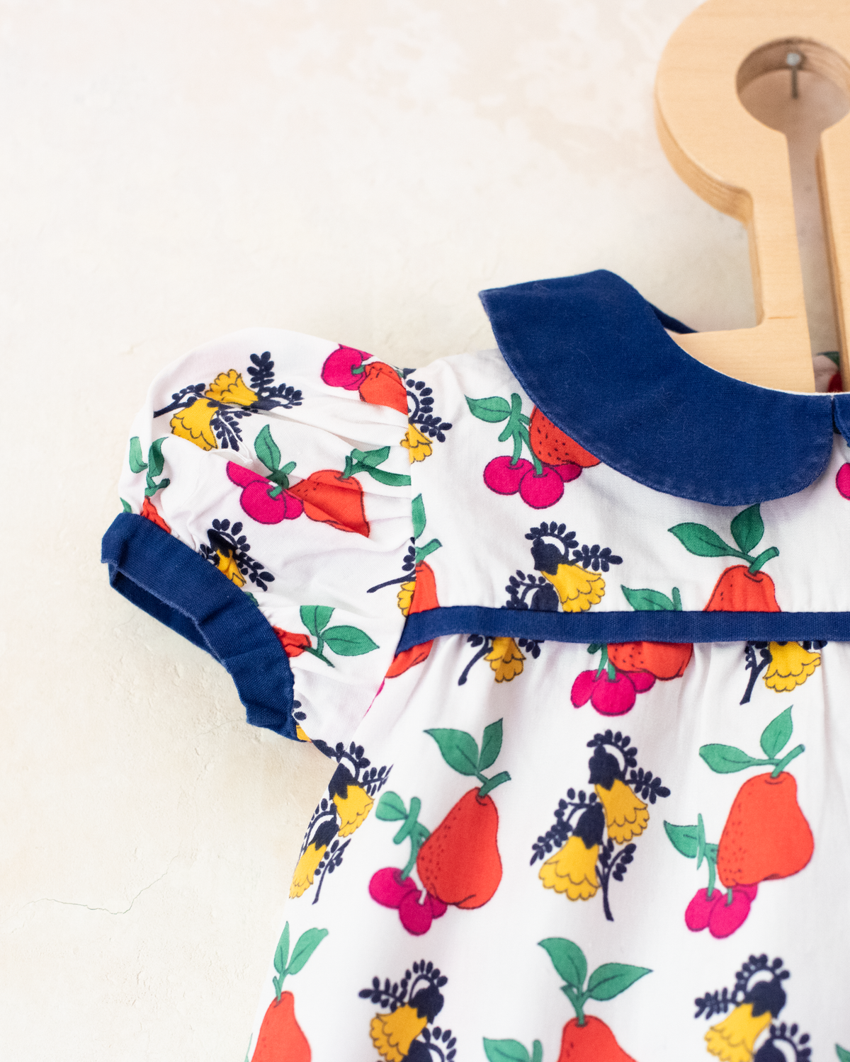 French tunic with colorful fruits | 3-6 months