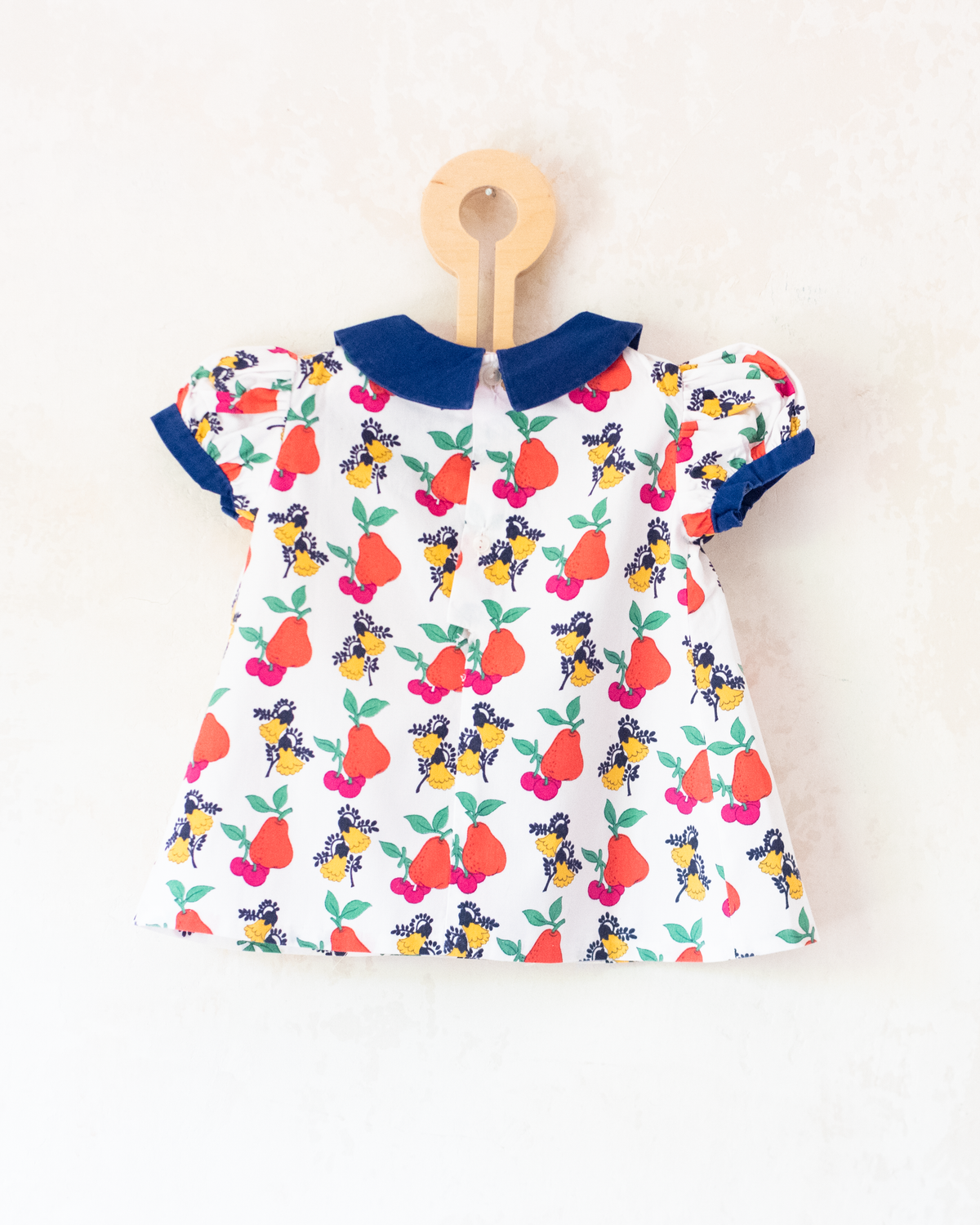 French tunic with colorful fruits | 3-6 months