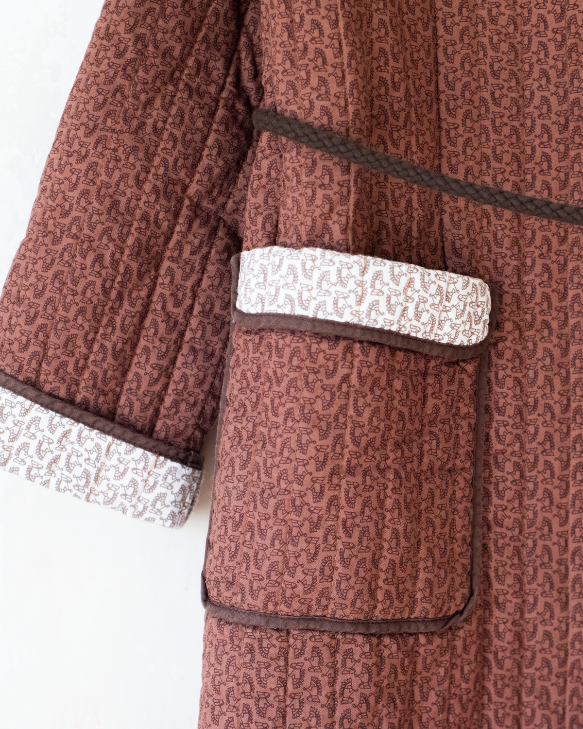 Gorgeous cotton top in shades of brown | 10-11 years