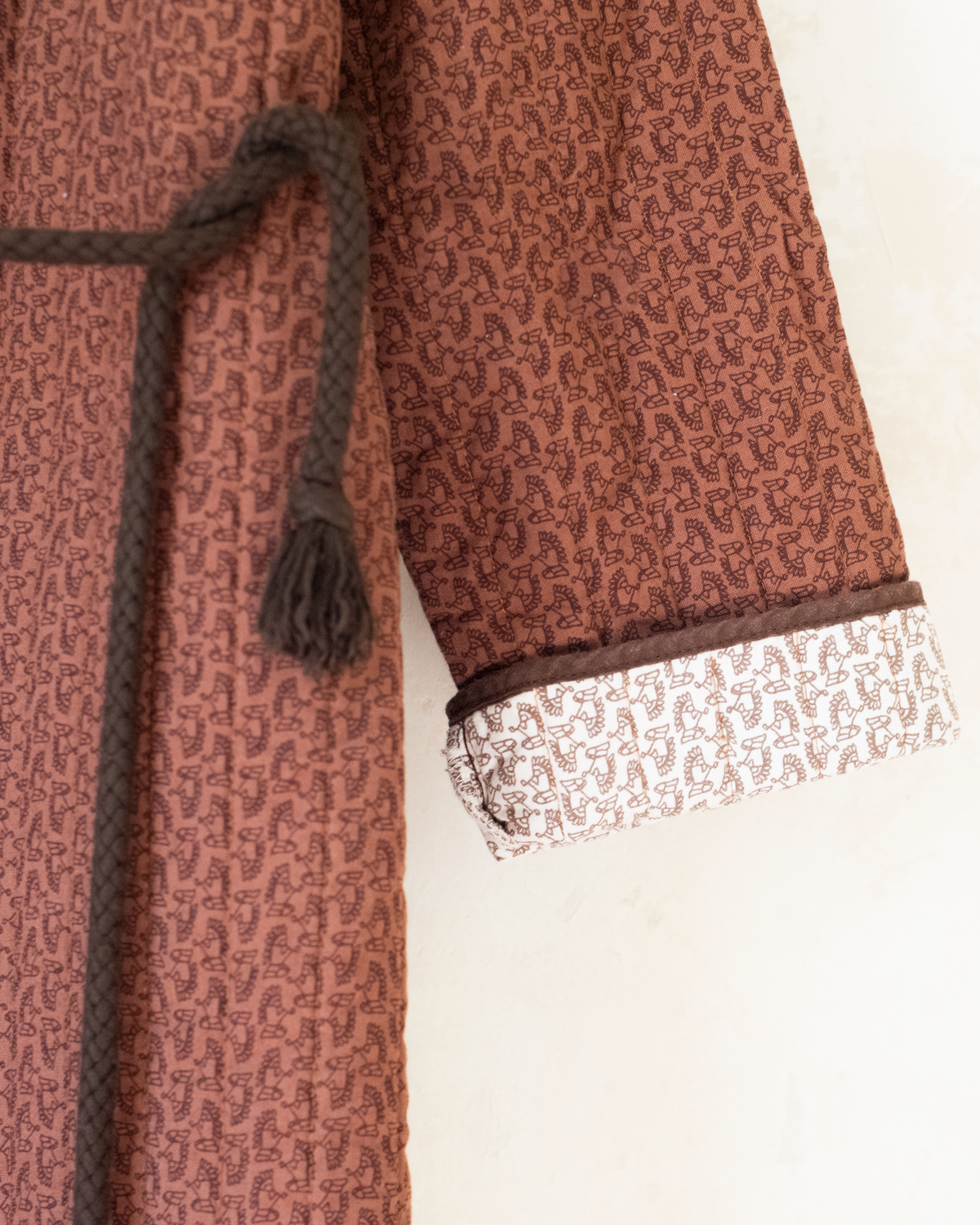 Gorgeous cotton top in shades of brown | 10-11 years