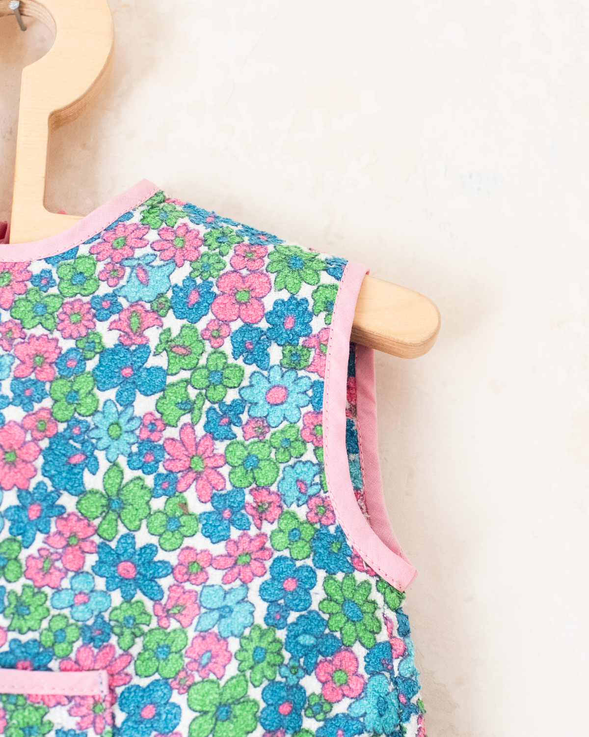 Terry floral tank top | 9-12 months