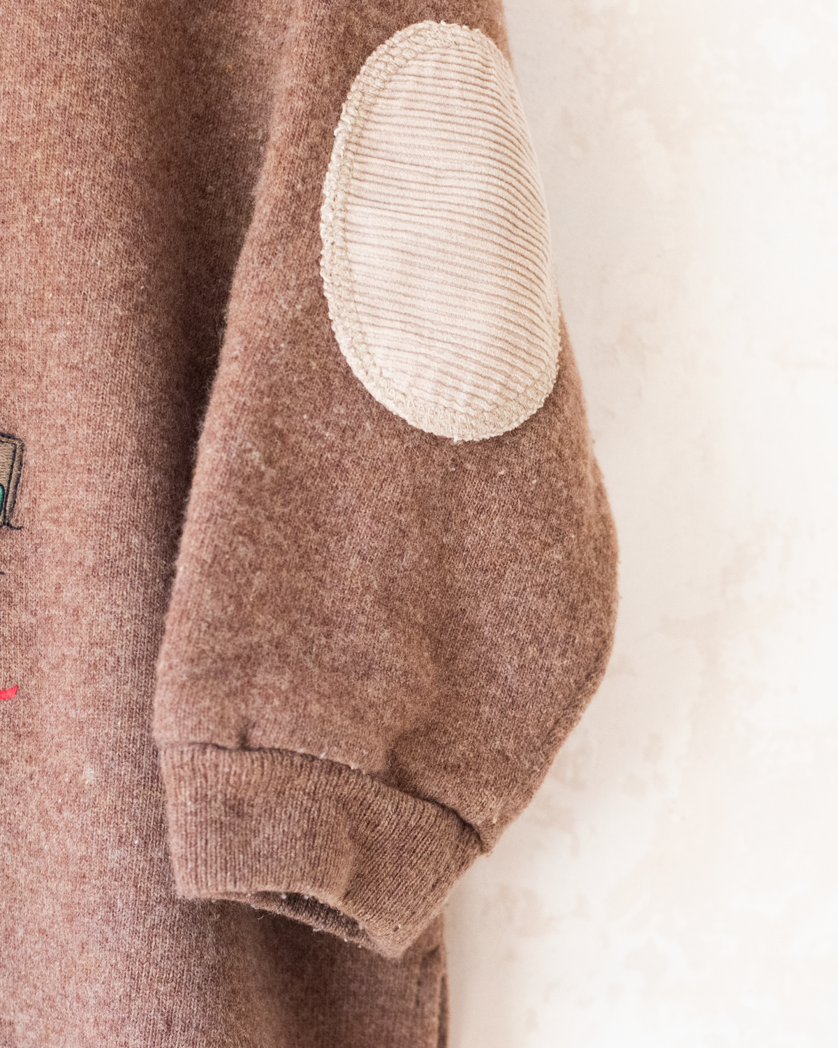 Polo knit with Babar the Elephant embroideries | French deadstock | 5-6 years
