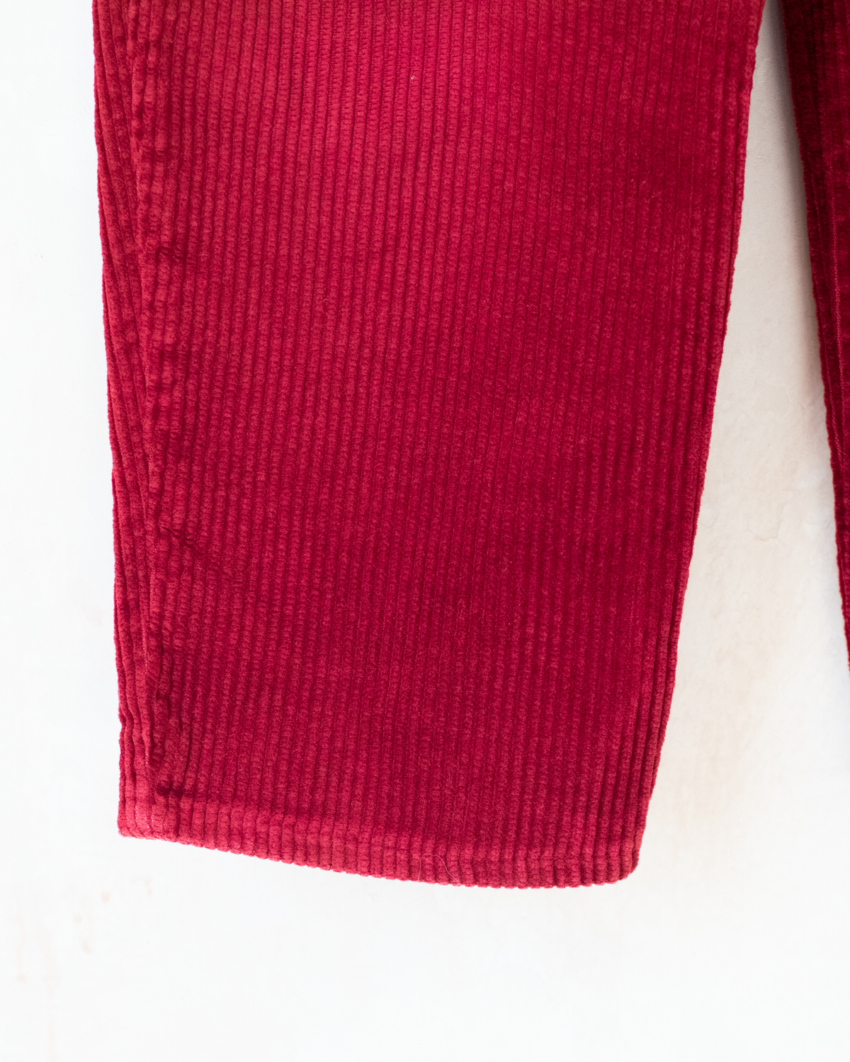 Long burgundy corduroy pants | 6-7 years 