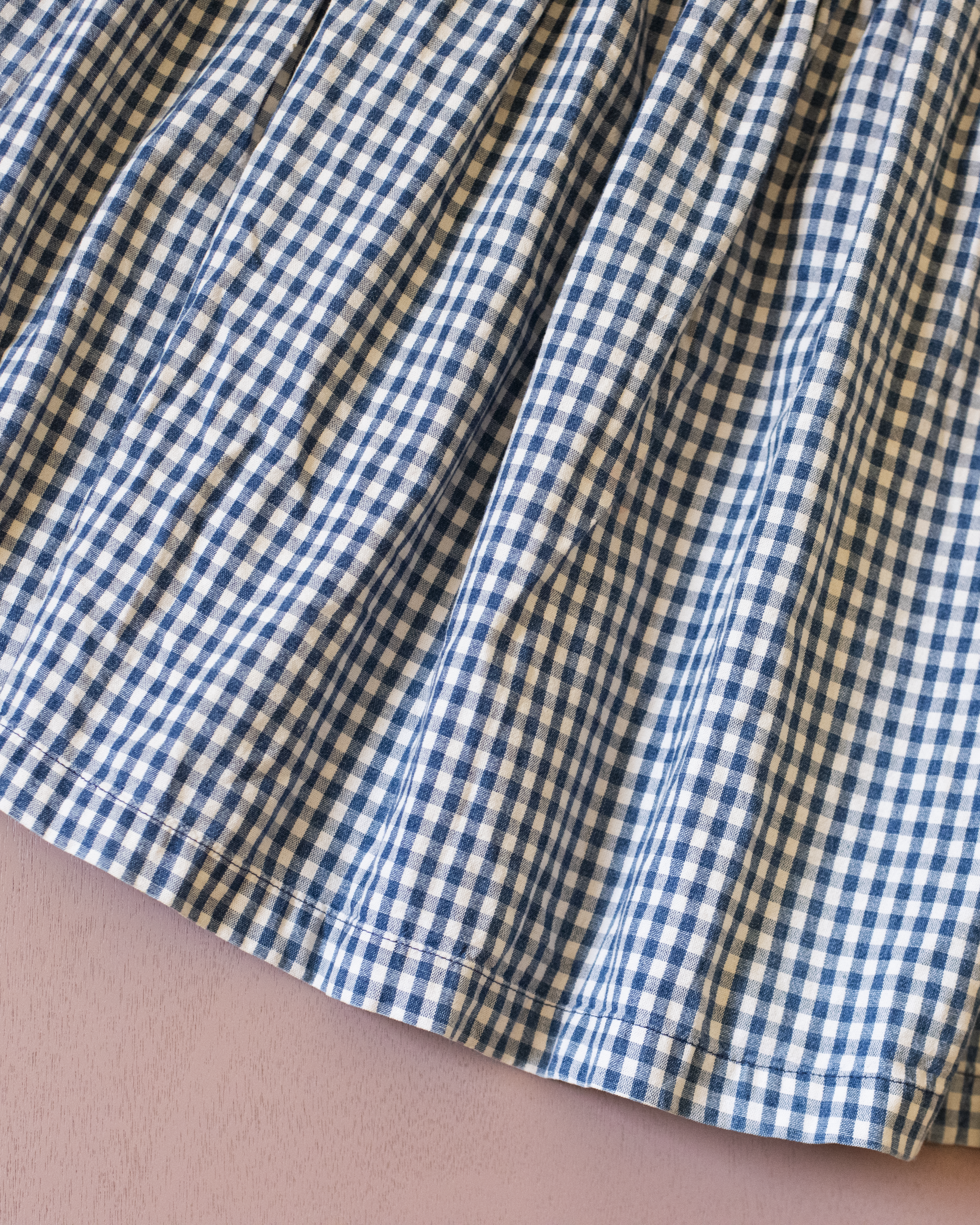 Checked dress with Tom and Jerry embroidery | Ages 10-12