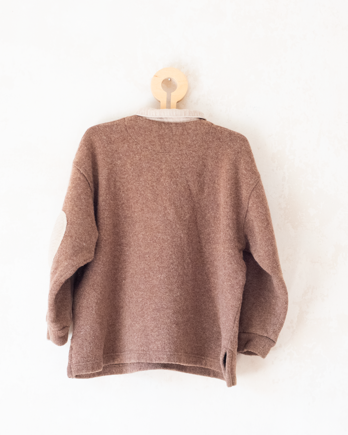 Polo knit with Babar the Elephant embroideries | French deadstock | 5-6 years