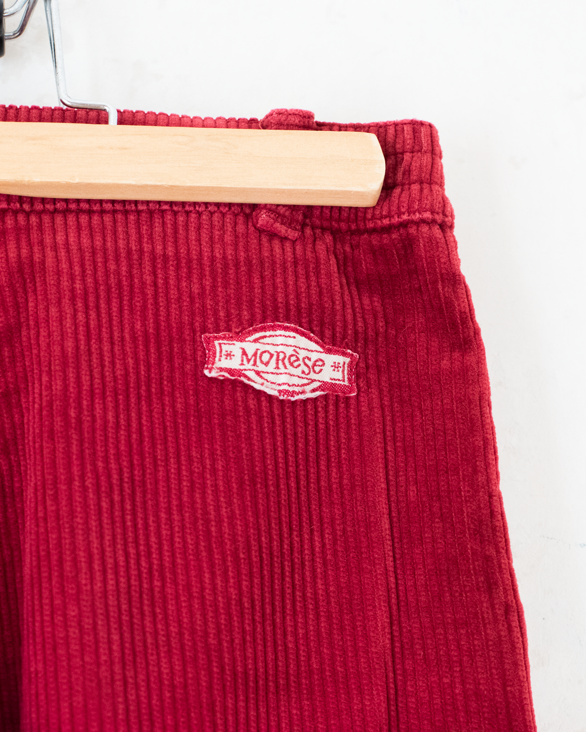 Long burgundy corduroy pants | 6-7 years 