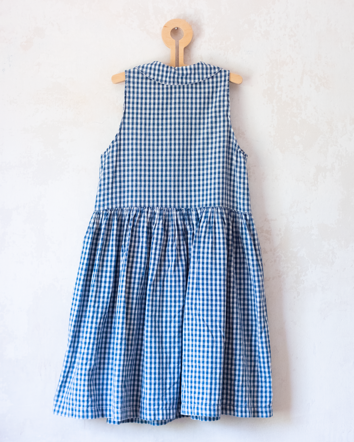 Checked dress with Tom and Jerry embroidery | Ages 10-12