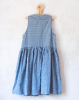 Checked dress with Tom and Jerry embroidery | Ages 10-12