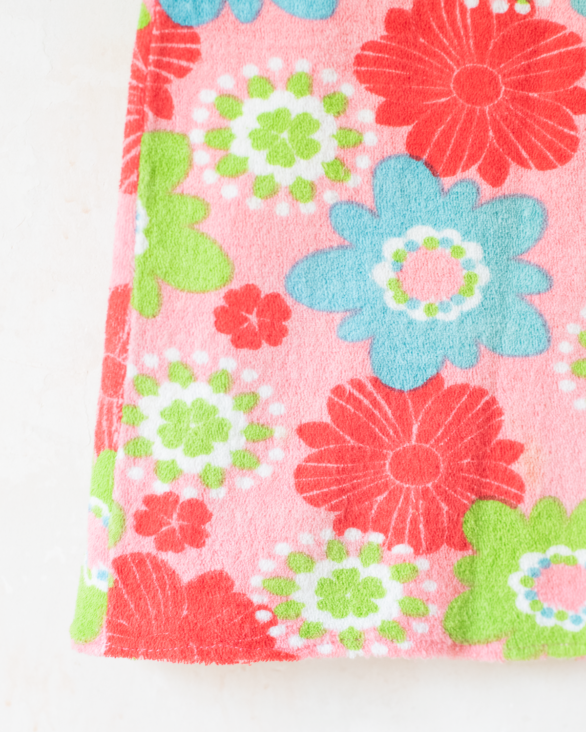 Sixties Floral Towel Dress | 2-3 Years