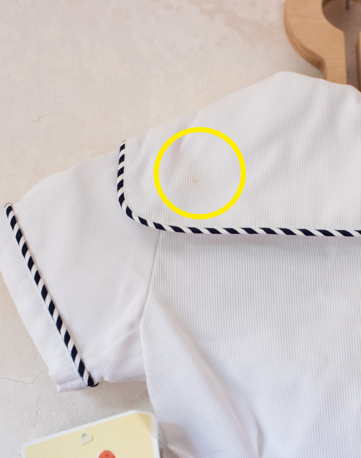 Sailor set with embroidered boats | 6-9 months