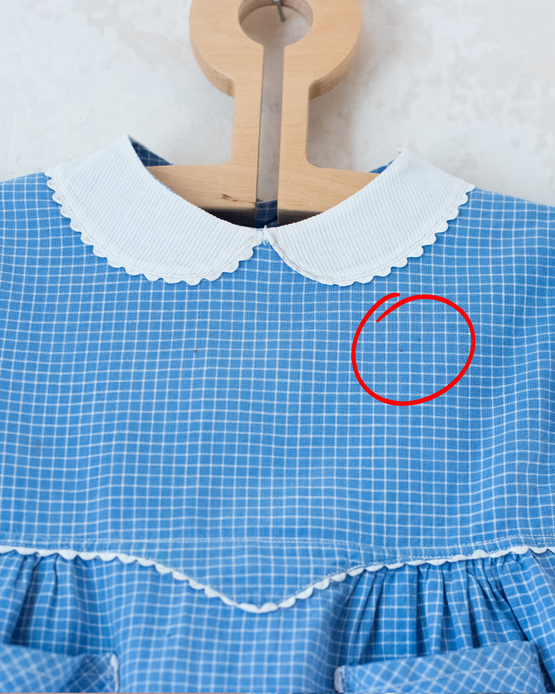 טוניקה צרפתית משובצת | 12-18 חודשים