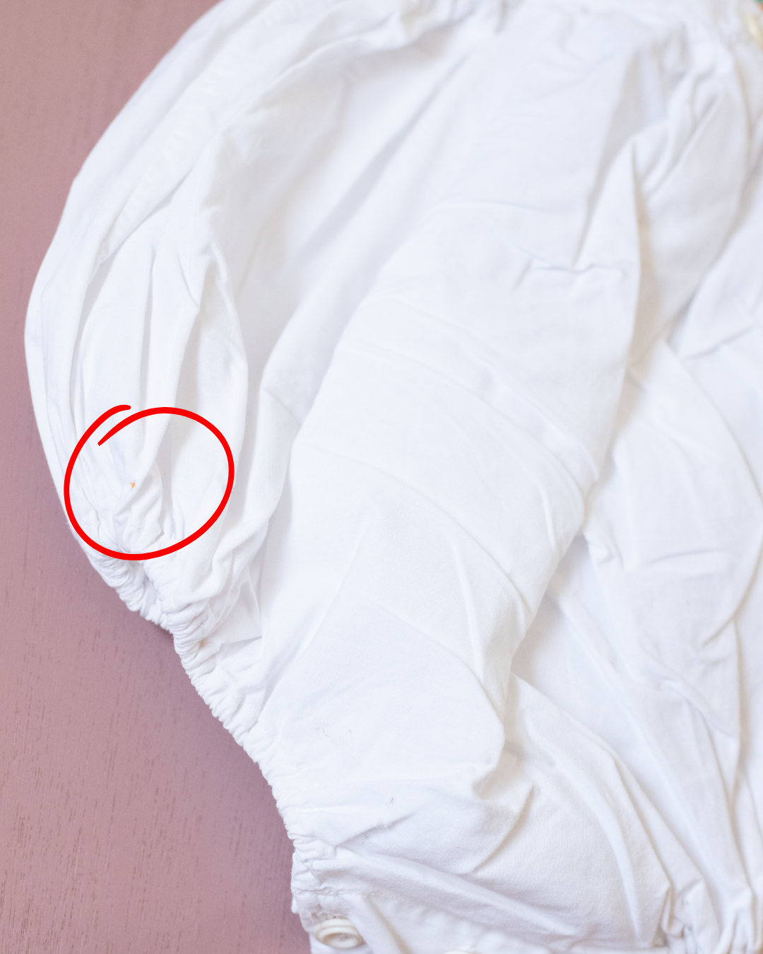 רומפר צרפתי מהסיקסטיז עם רקמות ילדים | 9-12 חודשים