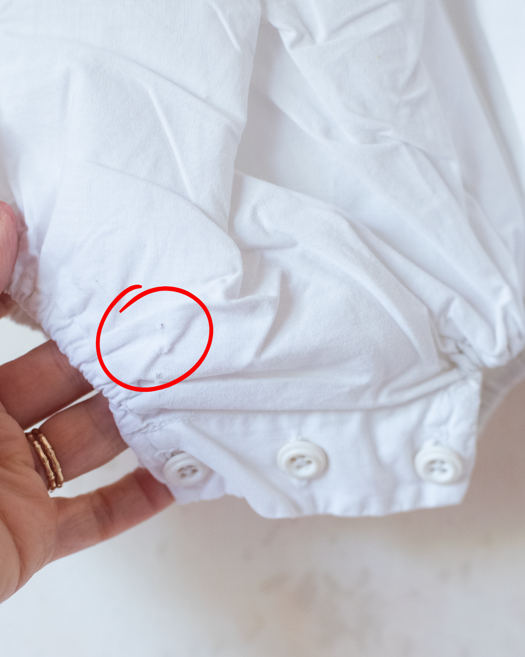 רומפר צרפתי מהסיקסטיז עם רקמות ילדים | 9-12 חודשים