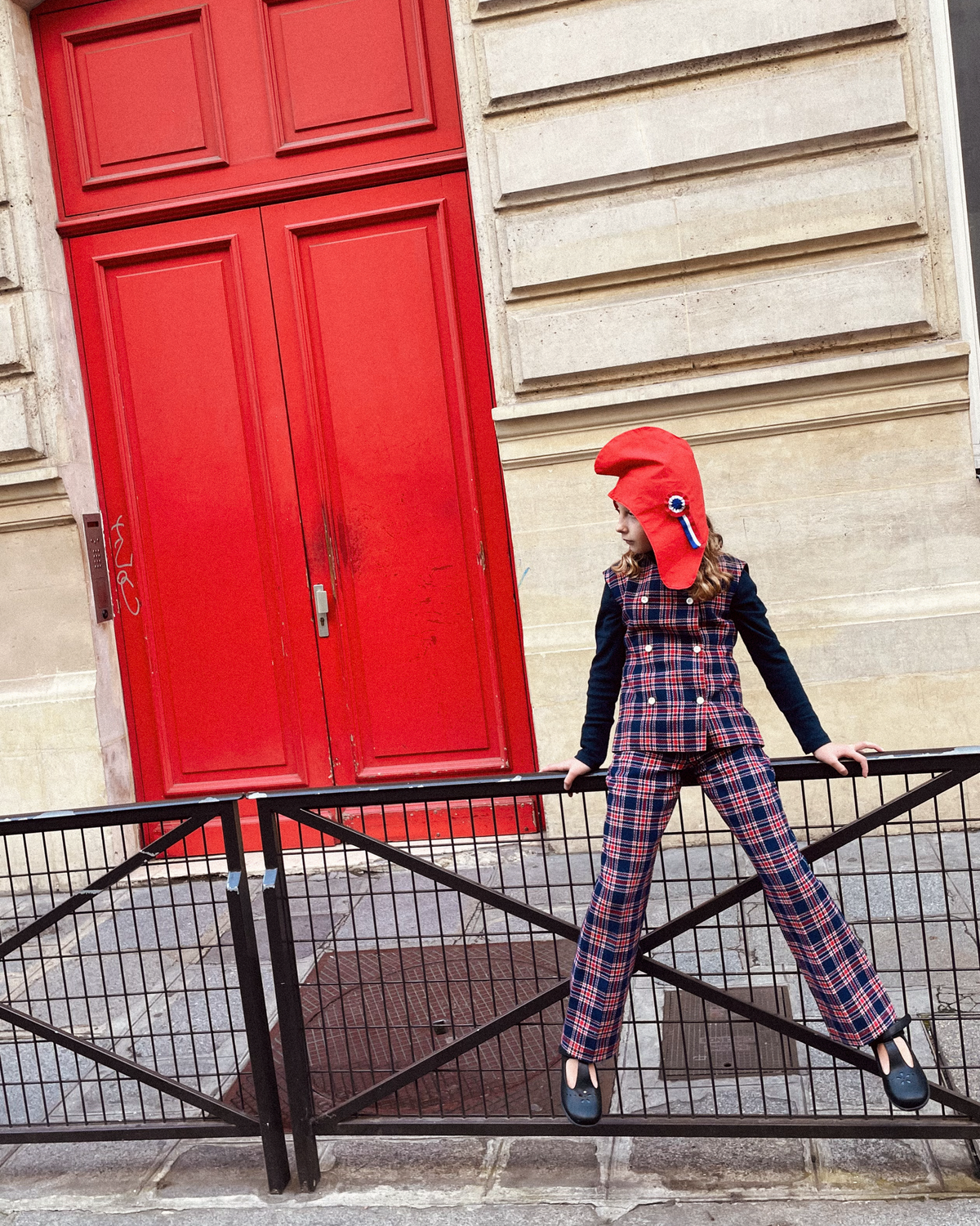 70s plaid vest and pants | 8-9 years